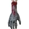 Abgetrennte Zombie Hand -Halloween Geschaft abgetrennte zombie hand halloween deko severed zombie hand halloween deco 37816 01
