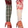 Abgetrennter Blutiger Arm -Halloween Geschaft abgetrennter blutiger arm halloween koerperteile latex leichenteile bloody cut arm 14836