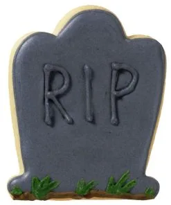 Plätzchenform Grabstein 7cm -Halloween Geschaft austechform halloween grabstein plaetzchenform mit halloween motiv weihnachtsplaetzchen form fuer gothic fans 28570 3
