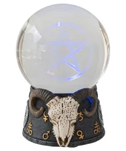 Baphomet Kristallkugel Mit LED