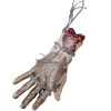 Abgetrenne Hand Mit Stacheldraht -Halloween Geschaft blutige hand mit stacheldarht halloween deko horrorfilm dekoration hand with barbed wire 27356