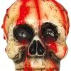 Blutige Totenschädel Kerze 10cm 1 Blutige Totenschädel Kerze 10cm -Halloween Geschaft blutige totenkopf kerze 10cm halloween tischdekoration gothic deko bloody skull candle 35989