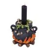 Blubbernder Hexenkessel Räucherkegel & Kerzenhalter -Halloween Geschaft bubbling brew hexenkessel kerzen und raeucherkegel halter halloween und hexendeko 51650 3