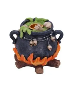 Blubbernder Hexenkessel Räucherkegel & Kerzenhalter -Halloween Geschaft bubbling brew hexenkessel kerzen und raeucherkegel halter halloween und hexendeko 51650 4