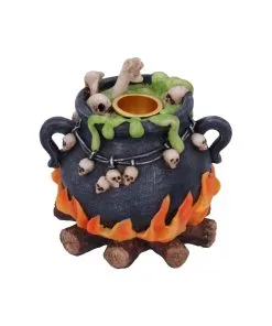Halloween Geschaft -Halloween Geschaft bubbling brew hexenkessel kerzen und raeucherkegel halter halloween und hexendeko 51650 5