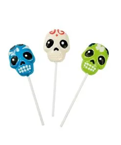 Totenkopf Lutscher "Day Of Dead" 12 St.