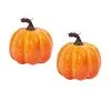 2er Set Deko Kürbisse 10 Cm -Halloween Geschaft deko kuerbis fuer halloween zwei stueck halloween pumpkin decoration two pieces halloween kuerbis halloween dekoration dekoartikel 39170