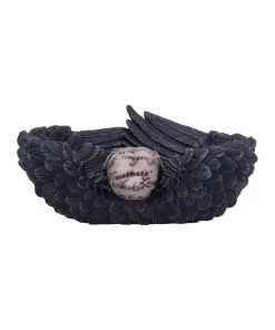 Edgars Raben Schmuckstück Teller -Halloween Geschaft edgars raben schmuckstueck schale edgars raven trinket holder gothic deko 39510 03