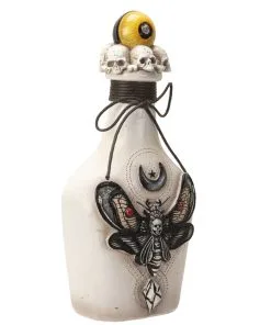 Giftflasche Mit Totenkopf Motte & Auge 25cm 10 Giftflasche Mit Totenkopf Motte & Auge 25cm -Halloween Geschaft giftflasche mit totenkopf schwaermer und augapfel poision bottle with skull moth and eyeball 54747 04