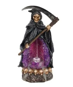 Sensenmann Backflow Räucherkegel Halter Mit LED