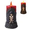 Sensenmann LED Kerze Dekofigur 1 Sensenmann LED Kerze Dekofigur -Halloween Geschaft grim reaper led kerze halloween und gothic wohnungsdeko grim reaper led candle 52704