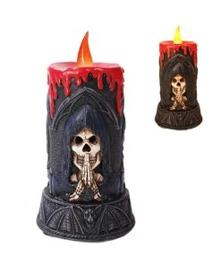 Sensenmann LED Kerze Dekofigur