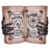 Hellseher Zauberbuch Deko 25,8cm -Halloween Geschaft grimoire hexenbuch deko psychic compendium deco halloween tischdekoration 51062 01