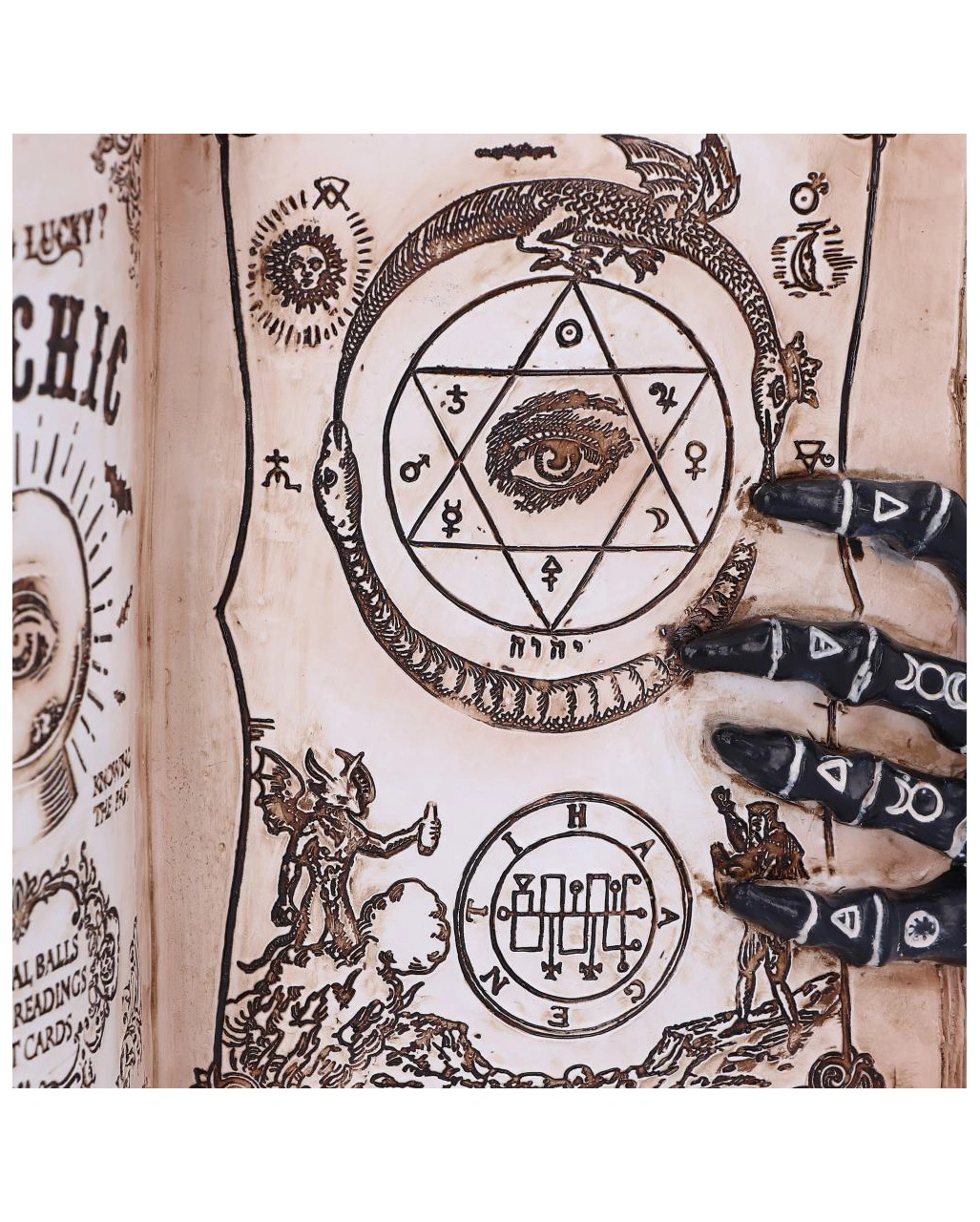 Hellseher Zauberbuch Deko 25,8cm 8 Hellseher Zauberbuch Deko 25,8cm – Bild 6