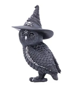 Walpurgisnacht Eule Mit Hexenhut 13,5cm -Halloween Geschaft halloween eule mit hexenhut walpurgisnacht eule mit hexenhut halloween owl with witch hat 50745 03