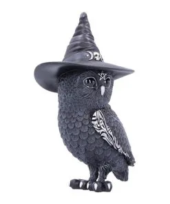 Walpurgisnacht Eule Mit Hexenhut 13,5cm -Halloween Geschaft halloween eule mit hexenhut walpurgisnacht eule mit hexenhut halloween owl with witch hat 50745 04
