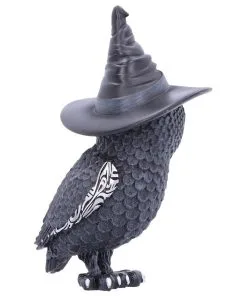 Walpurgisnacht Eule Mit Hexenhut 13,5cm -Halloween Geschaft halloween eule mit hexenhut walpurgisnacht eule mit hexenhut halloween owl with witch hat 50745 05
