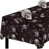 Tischdecke Halloween Friedhof -Halloween Geschaft halloween friedhof tischdecke halloween graveyard tablecloth totenkopf tischdecke leichenteile halloween deko 53181