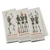 Creepy Skelette Halloween Geschirrtuch -Halloween Geschaft halloween geschirrtuch party skelette halloween deko und halloween homeware halloween skeleton dishtowel 54130