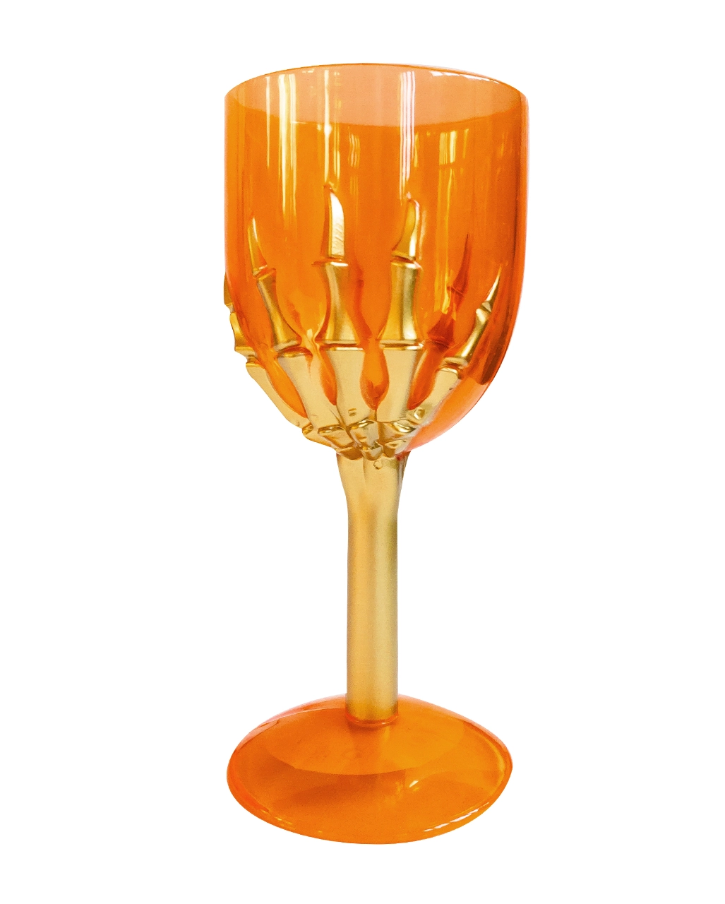 Kelch Mit Goldener Skelett Hand Für Halloween 3 Kelch Mit Goldener Skelett Hand Für Halloween