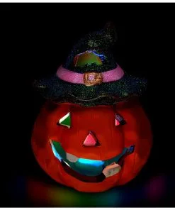 Halloween Kürbis Keramik Mit LED 12x9cm 8 Halloween Kürbis Keramik Mit LED 12x9cm -Halloween Geschaft halloween keramik kuerbis mit led ceramic halloween pumpkin w led halloween deko 51733 03
