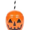 Trinkbecher Kürbisgesicht Mit Deckel -Halloween Geschaft halloween kuerbis trinkbecher jackolantern becher halloween becher 29188