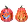 Kunststein LED Halloween Kürbis -Halloween Geschaft halloween led kuerbis aus kunststein halloween light up resin jack o lantern halloween deko kuerbis 53029
