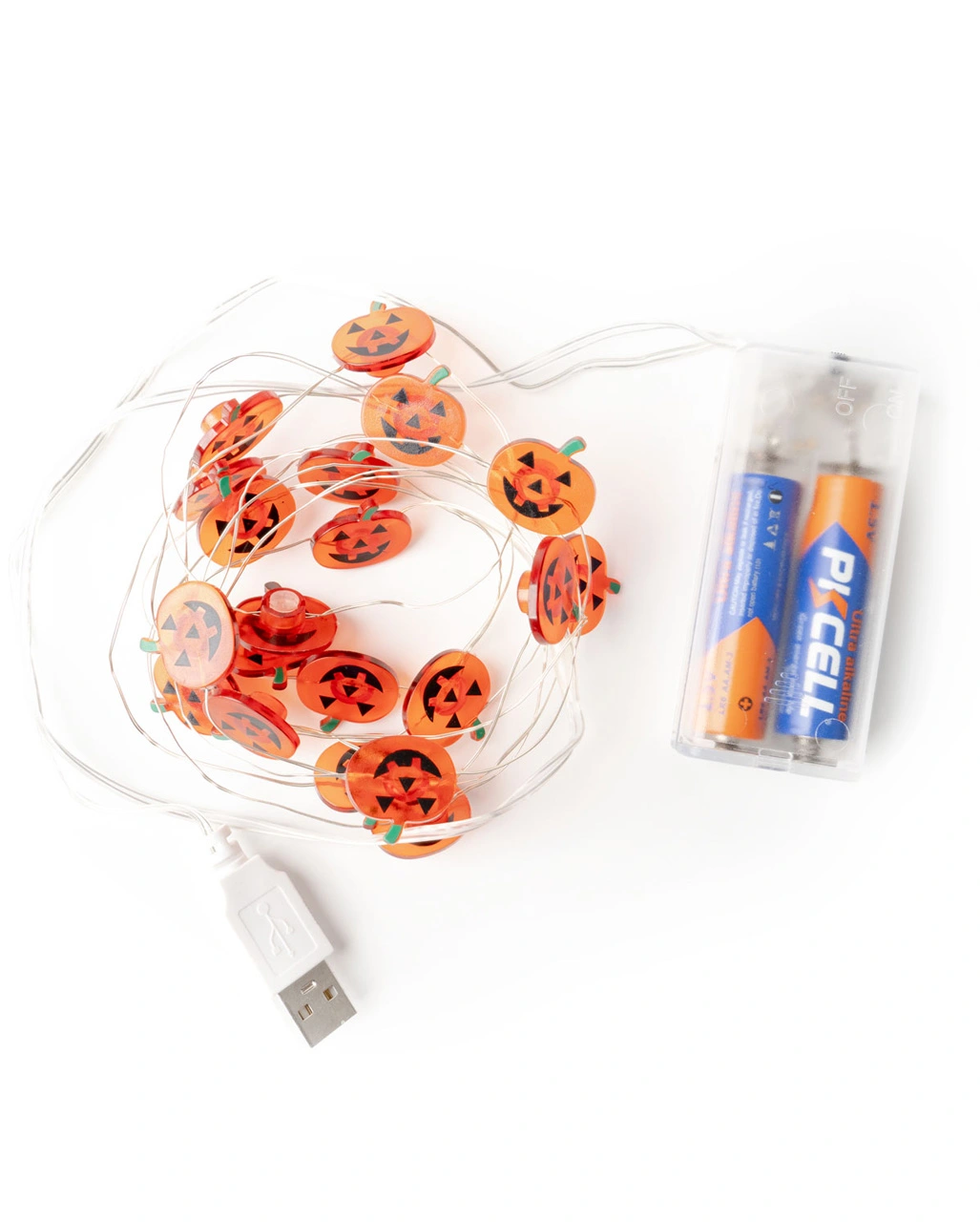 Mini Kürbis Lichterkette Als Halloween Deko 4 Mini Kürbis Lichterkette Als Halloween Deko – Bild 2