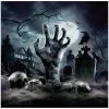 Zombie Friedhof Halloween Servietten 12 St. -Halloween Geschaft halloween zombie friedhof servietten halloween zombie graveyard napkins halloween friedhof dekoration 53190