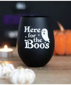 Here For The Boos Cocktail Glas -Halloween Geschaft here for the boos halloween cocktail glas halloween homeware halloween geschirr 53395 03