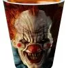 Horror Clown Zirkus Schnapsbecher 3 St. -Halloween Geschaft horrorclown circus shot becher pappe horror clown circus shot mug cardboard horror zirkus dekoration 53167