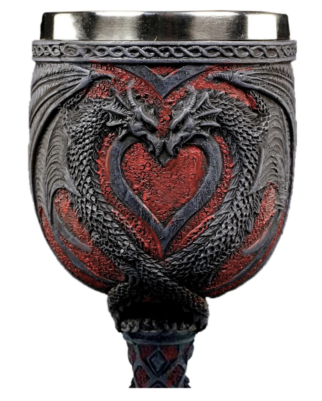 Gothic Kelch Mit Drachen Herz – Bild 2
