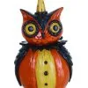 Johanna Parker Pumpkin Peeps Eulen Figur -Halloween Geschaft johanna parker eule pumpkin peeps dekofigur owl pumpkin peeps figure halloween vintage figur 53010
