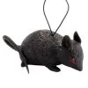 Schwarze, Kleine Maus 8cm -Halloween Geschaft kleine schwarze maus halloween deko black little mouse halloween decoration 36367 01