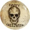 Happy Halloween Kunststoff Teller -Halloween Geschaft kunststoff teller happy halloween skull halloween party buffet teller party tray happy halloween skull 35672 1