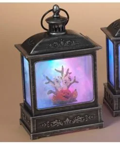 Leuchtende Halloween Baum Wasserkugel Laterne 21cm -Halloween Geschaft leuchtende wasserkugel laterne halloween baum 21cm lighted smoky water globe lantern halloween tree 54269 2