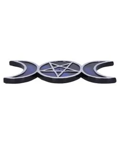 Lunar Trinity Räucherstäbchen Halter 21,5cm 12 Lunar Trinity Räucherstäbchen Halter 21,5cm -Halloween Geschaft lunar trinity raeucherstaebchenhalter lunar trinity incense burner gothic deko 54012 04