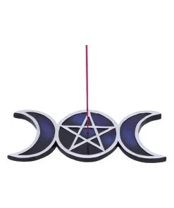 Lunar Trinity Räucherstäbchen Halter 21,5cm 15 Lunar Trinity Räucherstäbchen Halter 21,5cm -Halloween Geschaft lunar trinity raeucherstaebchenhalter lunar trinity incense burner gothic deko 54012 07