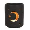 Mond & Sterne Teelichthalter -Halloween Geschaft mystischer mond teelichthalter mystical moon tealight holder halloween tischdeko gothic dekoration 50819 01