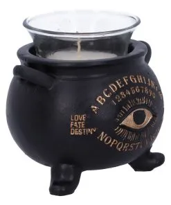 Spirit Hexenkessel Als Teelichthalter 9cm -Halloween Geschaft ouija hexenkessel als teelichthalter spirit witches cauldron tealight holder gothic deko 51157 04