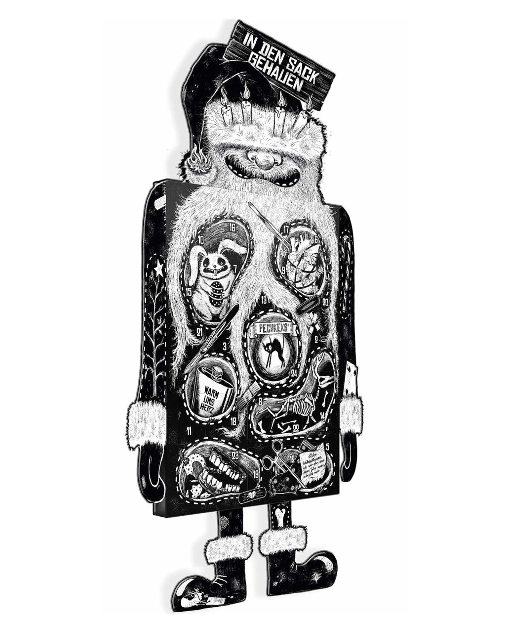 Anti-Adventskalender "In Den Sack Gehauen" Von Pechkeks 3 Anti-Adventskalender "In Den Sack Gehauen" Von Pechkeks