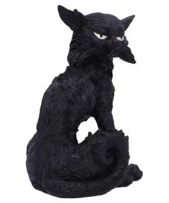 Salem Magierkatze 16,6cm -Halloween Geschaft salem hexenkatze 19cm salem witch cat 19 cm halloween tischdekoration schwarze katzenfigur 51042 03
