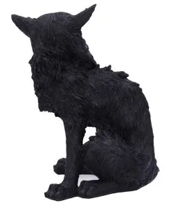 Salem Magierkatze 16,6cm -Halloween Geschaft salem hexenkatze 19cm salem witch cat 19 cm halloween tischdekoration schwarze katzenfigur 51042 04