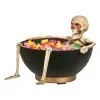 Creepy Bonbonschüssel Mit Sich Bewegendem Skelett -Halloween Geschaft scary bonbonschuessel mit sich bewegendem skelett animated creepy skeleton candy bowl halloween deko 51121 01