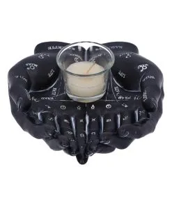 Schwarze Chiromantie-Hände Teelichthalter 11 Schwarze Chiromantie-Hände Teelichthalter -Halloween Geschaft schwarze handlese haende kerzenhalter schwarze chiromantie haende teelichthalter 51059 03