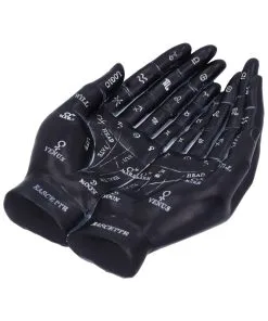 Schwarze Chiromantie-Hände Teelichthalter 13 Schwarze Chiromantie-Hände Teelichthalter -Halloween Geschaft schwarze handlese haende kerzenhalter schwarze chiromantie haende teelichthalter 51059 05