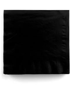 Schwarze Party Servietten 20 St.