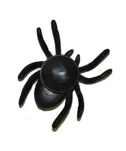 Schwarze Spinnen Mit Saugnapf 4 Stück -Halloween Geschaft schwarze spinnen mit saugnapf black spiders with suction cup halloween deko 52822 03