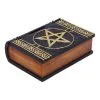 Schwarzes Buch Magischer Sprüche Schmuckschatulle -Halloween Geschaft schwarzes buch der zaubersprueche schatulle gothic und wicca deko und geschenkartikel 52219 4