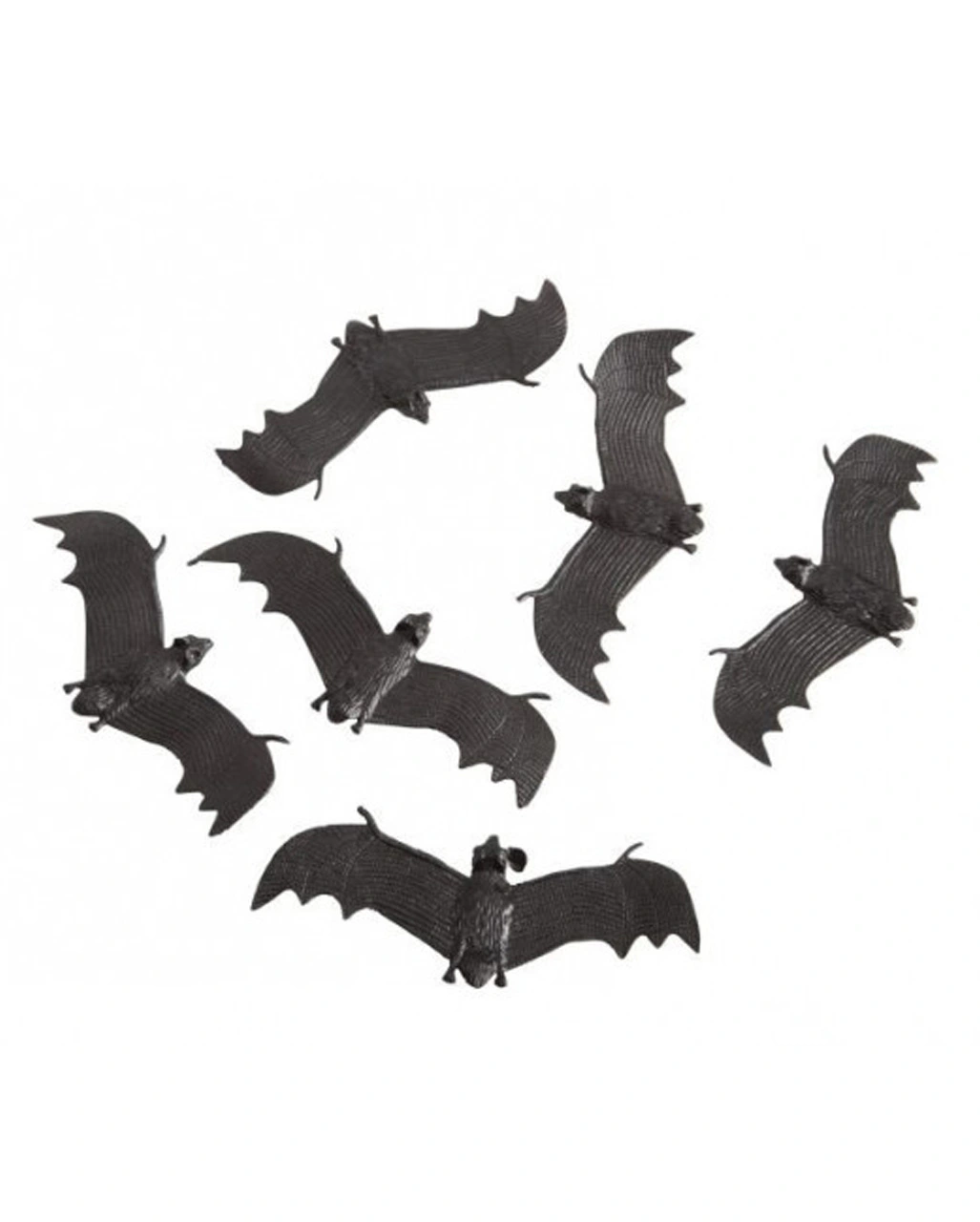 6 St. Schwarze Fledermäuse Im Netz 13cm 3 6 St. Schwarze Fledermäuse Im Netz 13cm